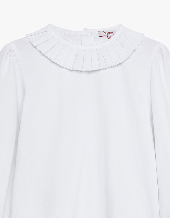 Trotters Lottie Jersey Top, White (WHITE), large