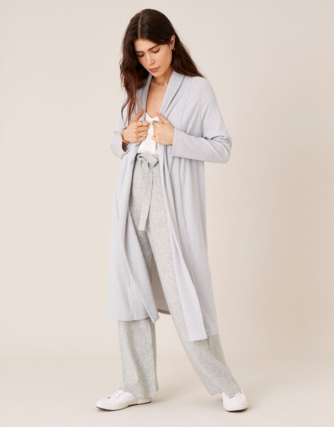LOUNGE Ellie Midi Cardigan Grey, Grey (GREY), large