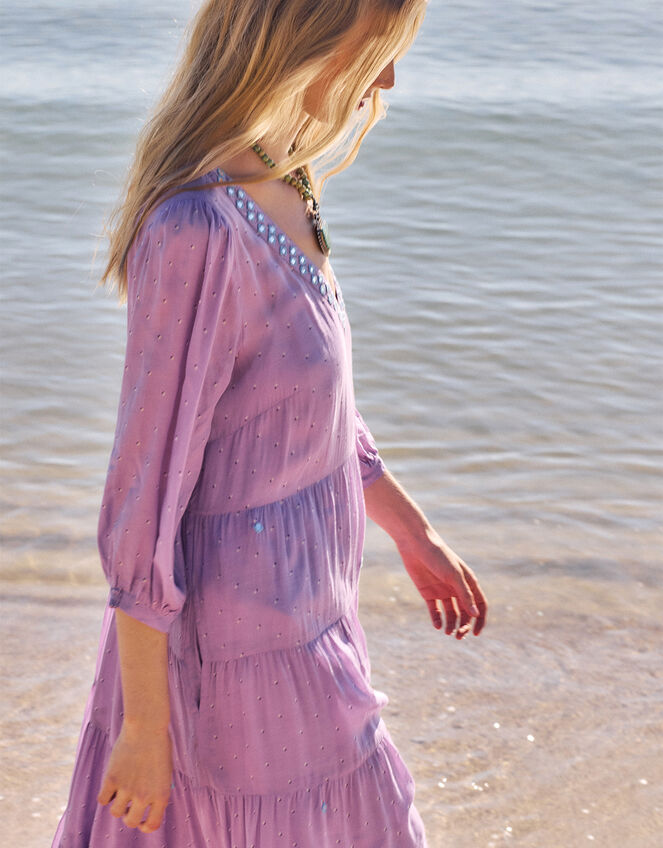 East Embellished Maxi Dress, Purple (LILAC), large