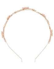 Flora Feather Diamante Headband, , large