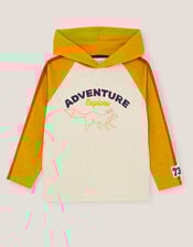 Adventure Hooded Long Sleeve Top, Cream (CREAM), large