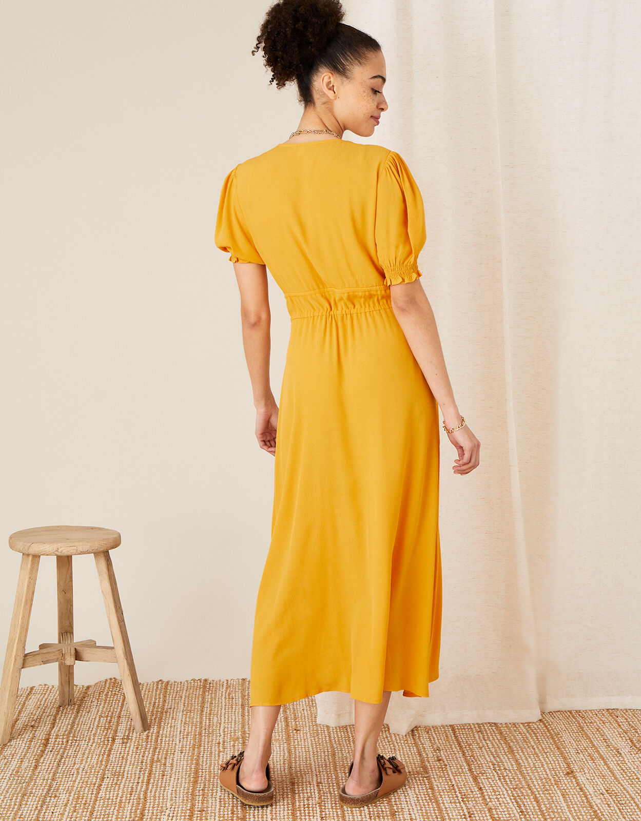 Monsoon mustard 2025 dress