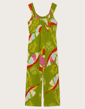 MINI ME Tie Jumpsuit, Green (KHAKI), large