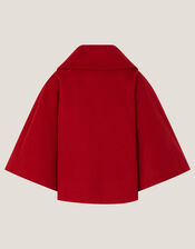 Velvet Bow Cape, Red (RED), large