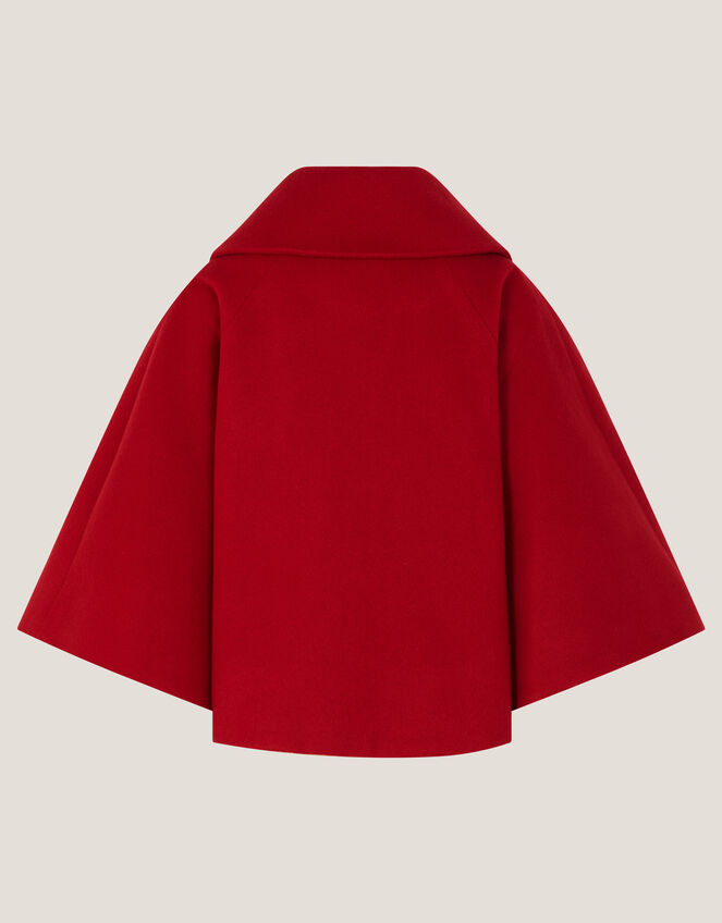 Velvet Bow Cape, Red (RED), large