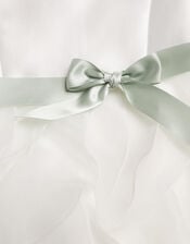 Cannes Organza Ruffle Dress, Ivory (IVORY), large