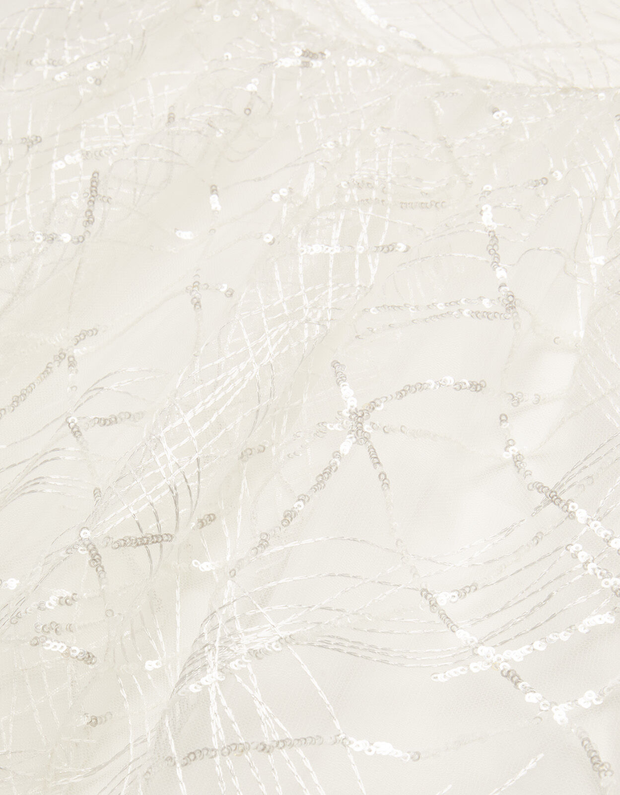 Charlotte Sequin Dress Ivory
