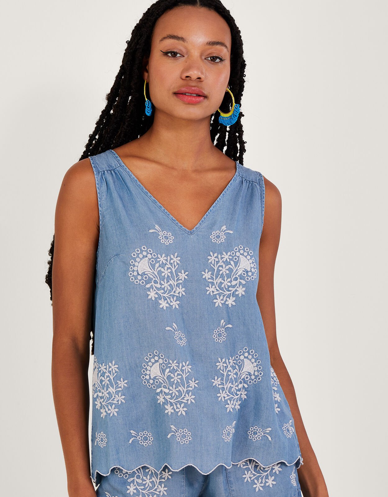 Monsoon top sleeveless tops