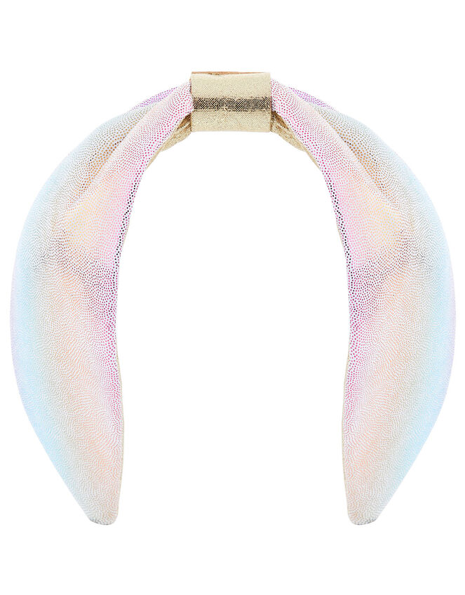 Reversible Shimmer Knot Headband, , large
