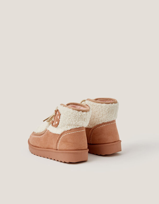 Bow Borg Ankle Boots, Natural (NATURAL), large