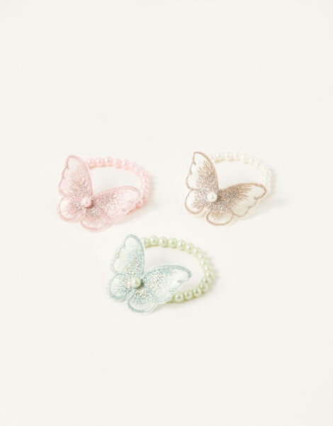 Lacey Butterfly Pearl Bracelet Multipack, , large