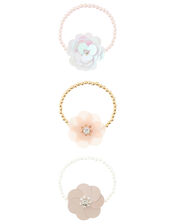 Metallic Sequin Pearl Bracelet Set, , large