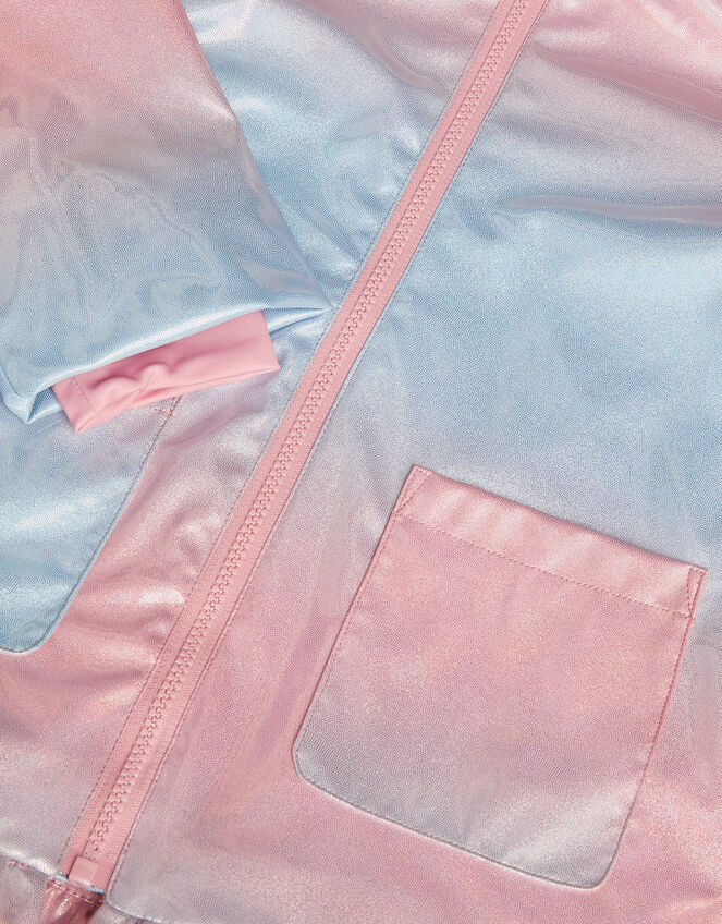 Ombr&eacute; Shimmer Raincoat, Pink (PINK), large