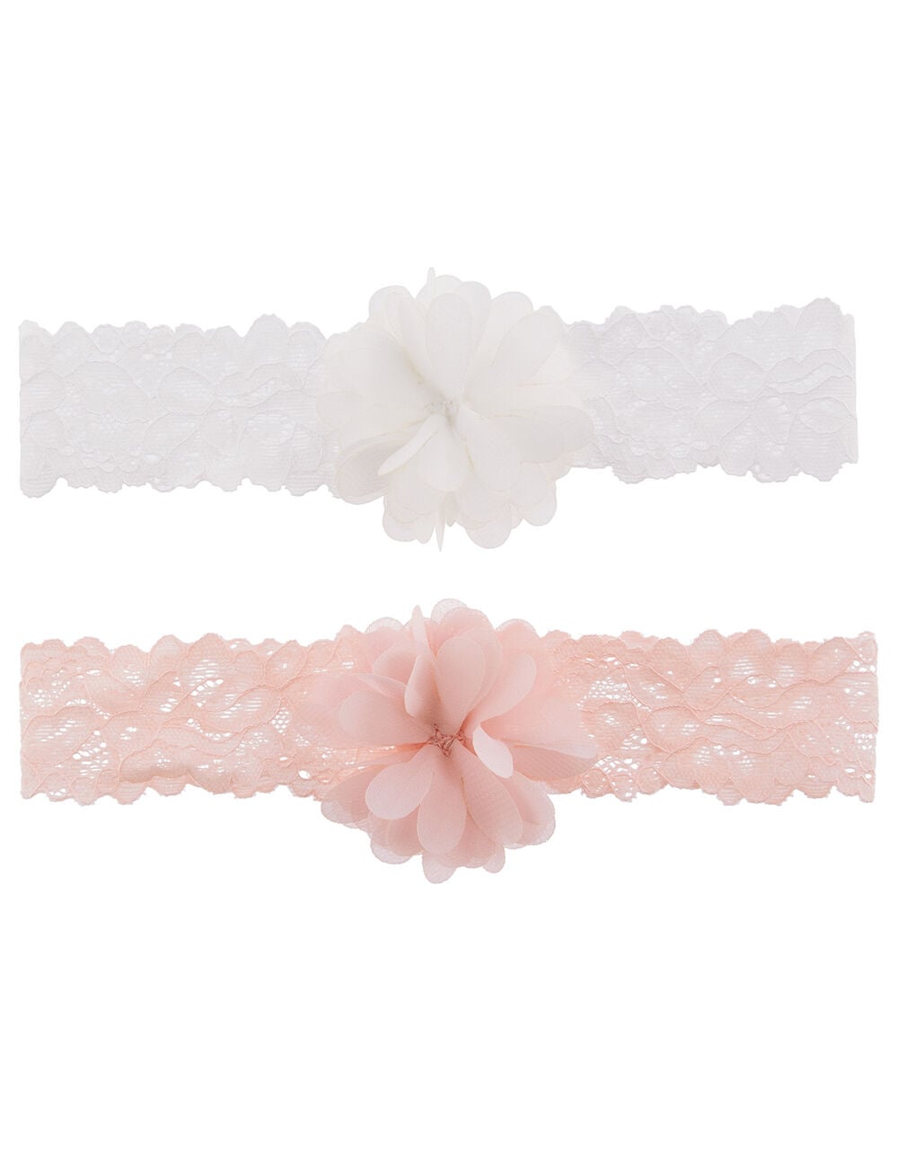 Bimbalo - Pom Pom Fur Knit Hairband  - Baby Pink