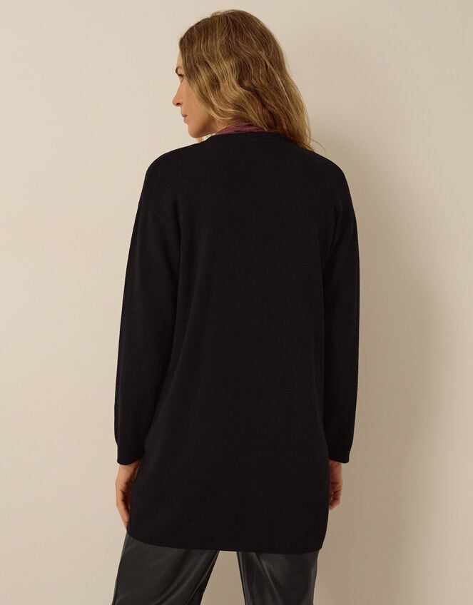 Tia Knit Jacket, Black (BLACK), large