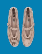 Bibi Lou Maia Mary Jane Ballet Flats, Camel (BEIGE), large