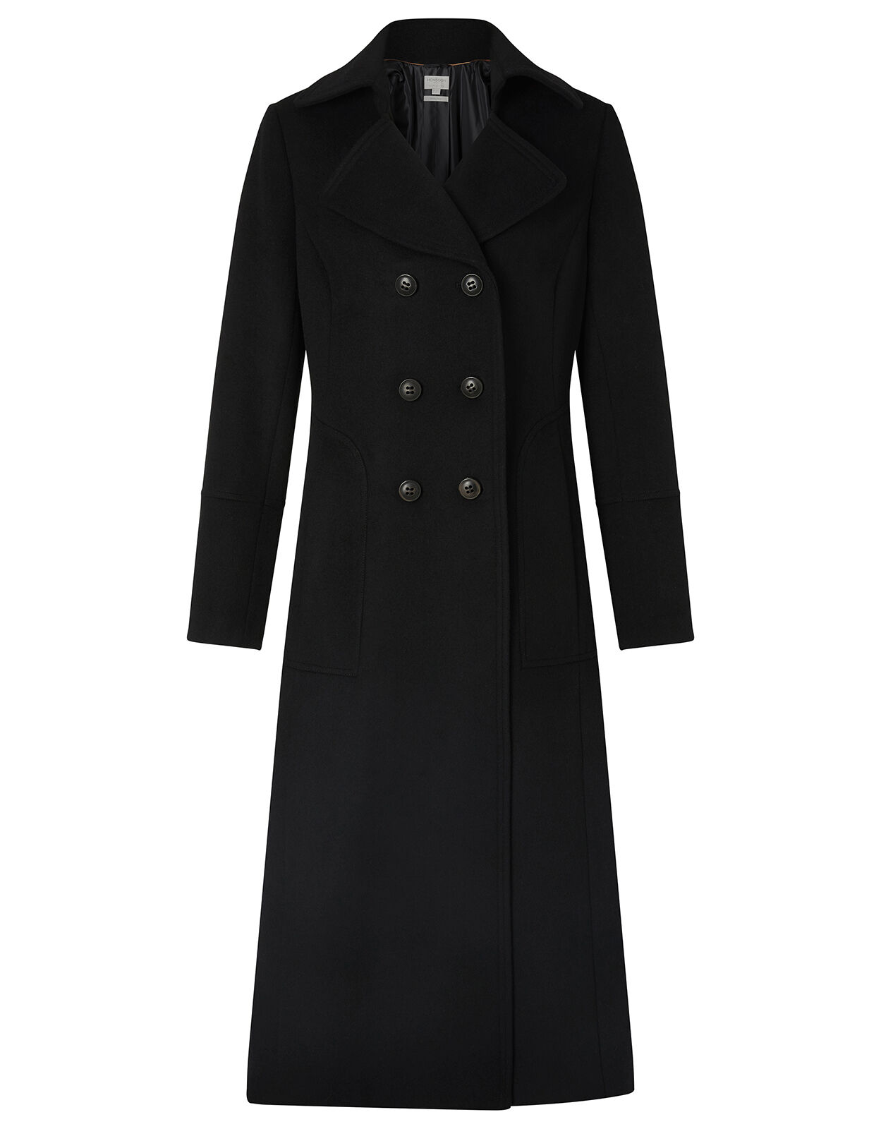 Charlotte wool blend maxi coat shop