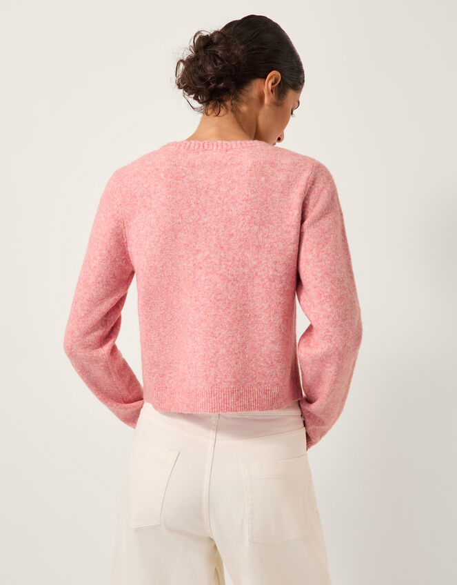 Sera Scallop Cardigan, Pink (PINK), large