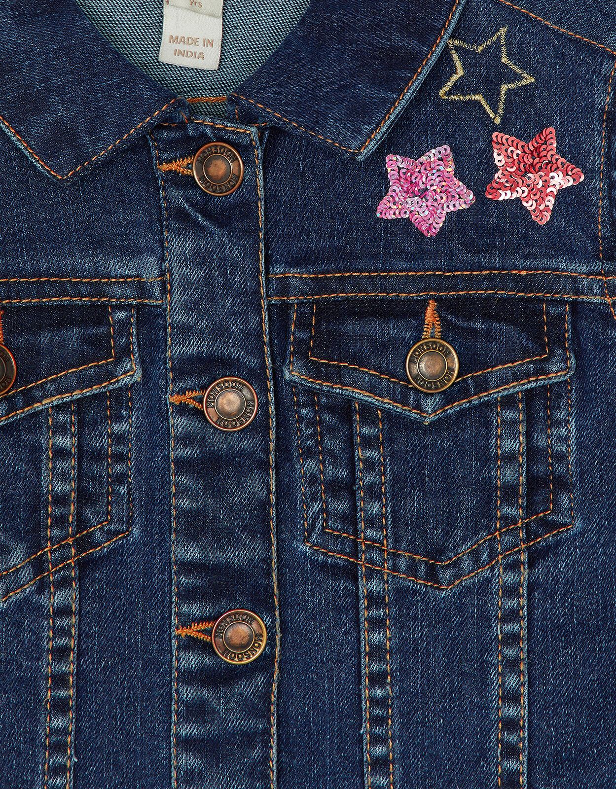 Unicorn Denim Jacket Blue | Girls 