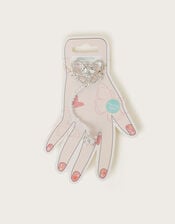 Butterfly Pearl Ring & Hand Chain, , large