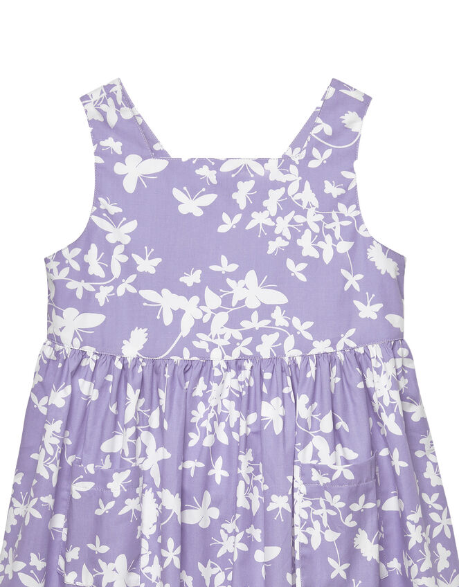 Trotters Butterfly Print Dress, Purple (LILAC), large