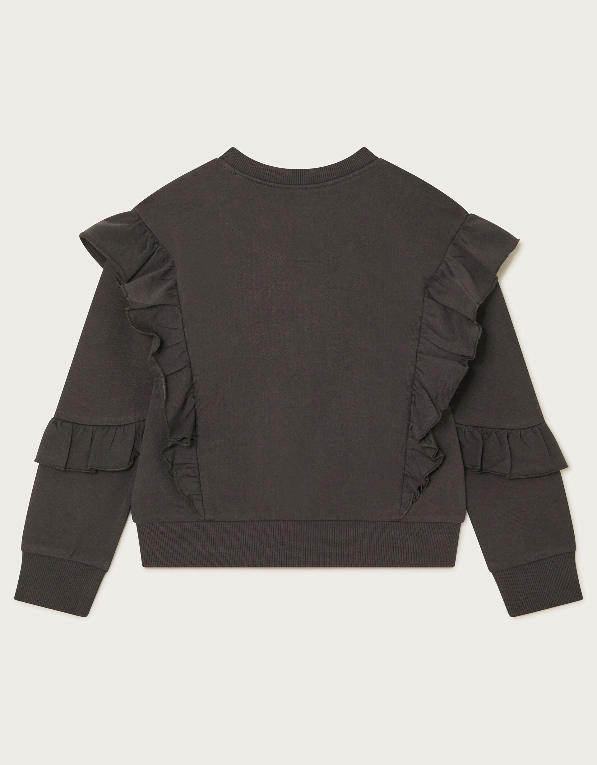 Black ruffle jumper 2025