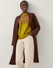 Floy Fair Isle Jumper, Green (OLIVE), large