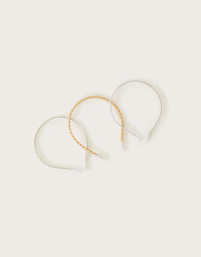 Pretty Pearl Headbands Set of Three, , large