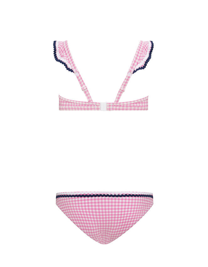 Sunuva Gingham Bikini Set, Pink (PINK), large
