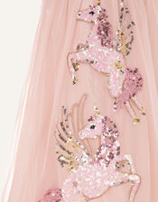Sequin Unicorn Disco Dress , Pink (PINK), large