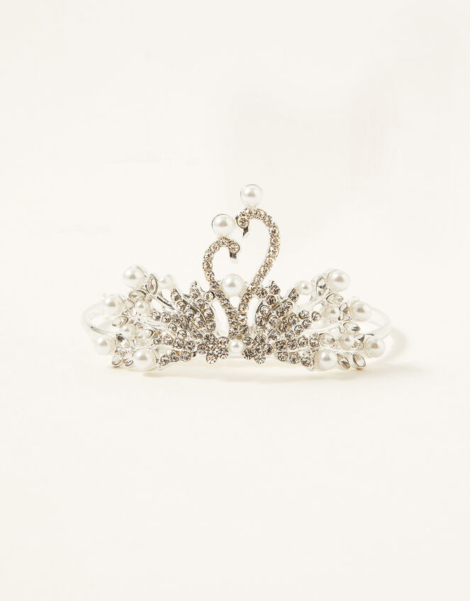 Swan Comb Tiara, , large
