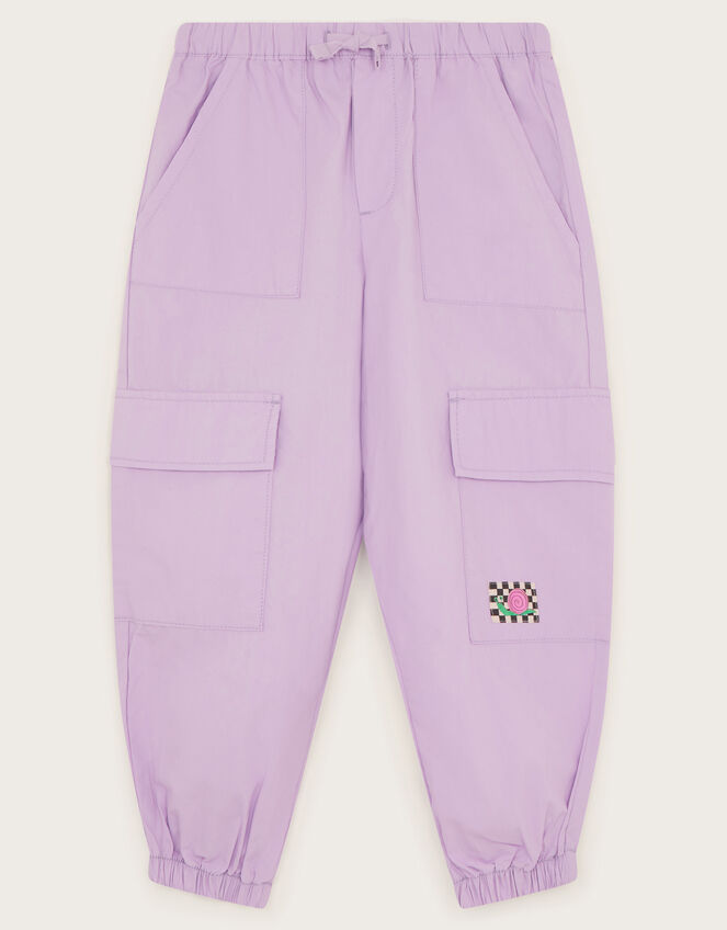 Cargo Parachute Trousers, Purple (LILAC), large