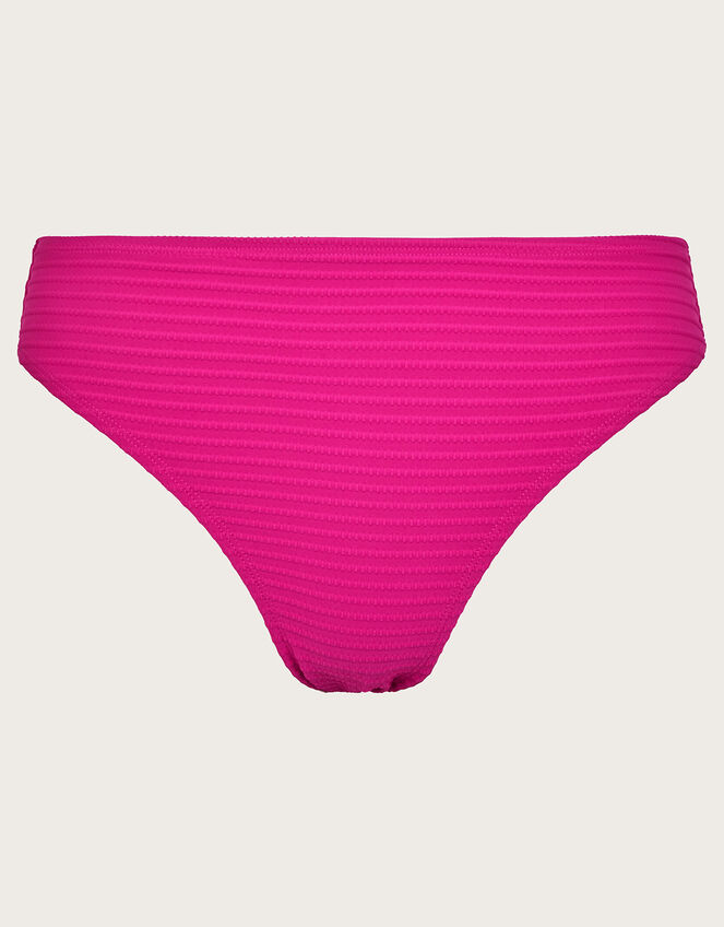 Maria Ribbed Bikini Bottoms, Pink (PINK), large