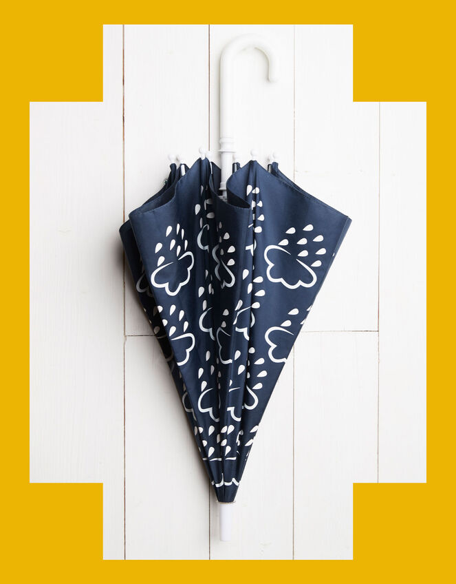 Grass and Air Colour-Revealing Umbrella, Blue (NAVY), large