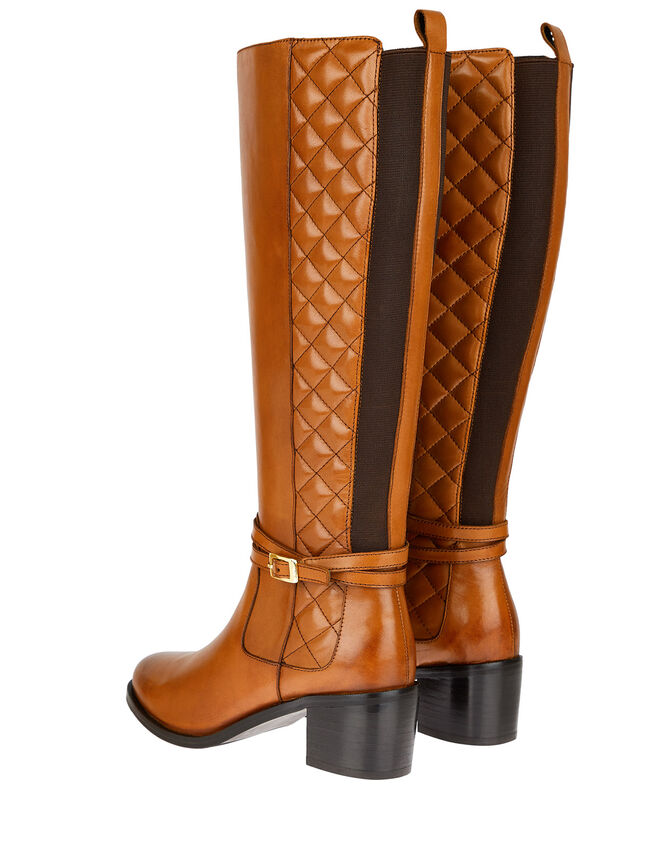 Leather Riding Boots, Tan (TAN), large