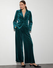 Vicky Velvet Jacket , PEACOCK, large