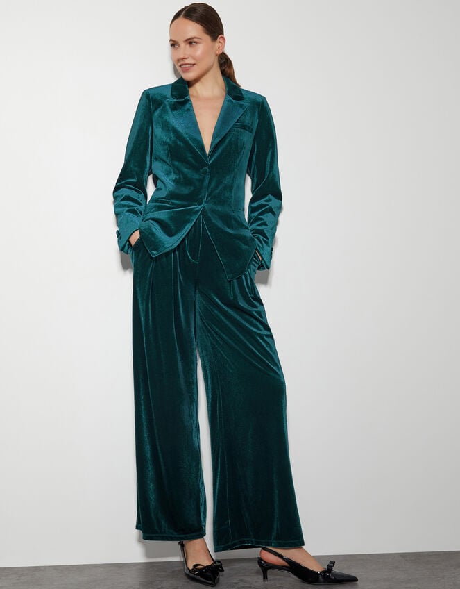Vicky Velvet Jacket , PEACOCK, large