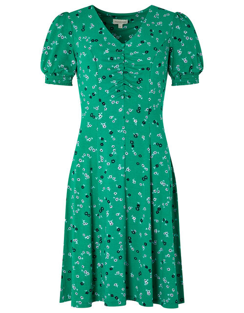 floral jersey robe