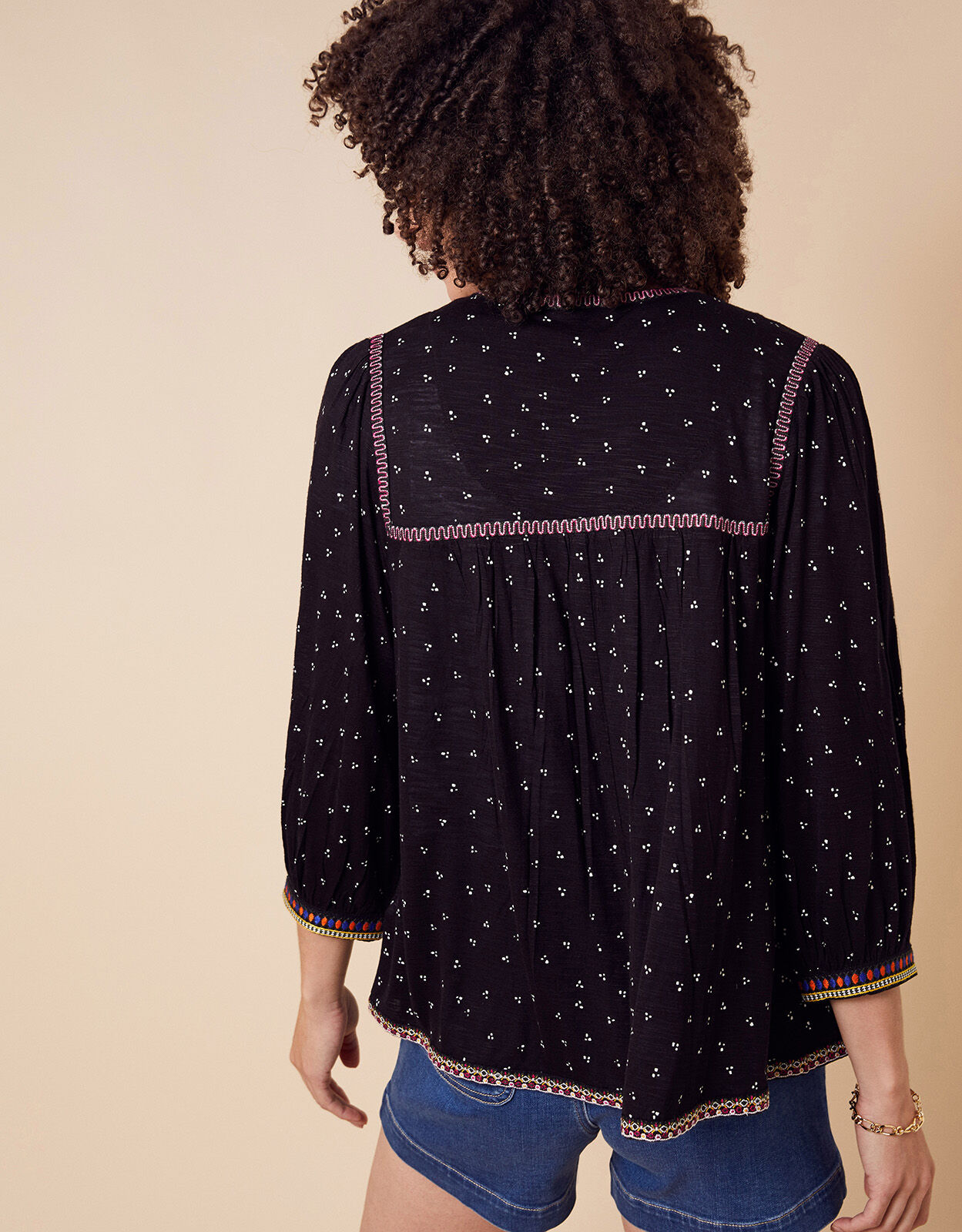 black jersey cardigan