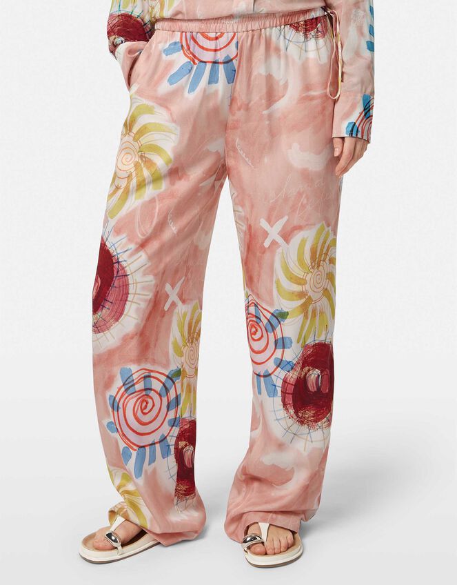 Scotch and Soda Mid Rise Trousers, Pink (PINK), large