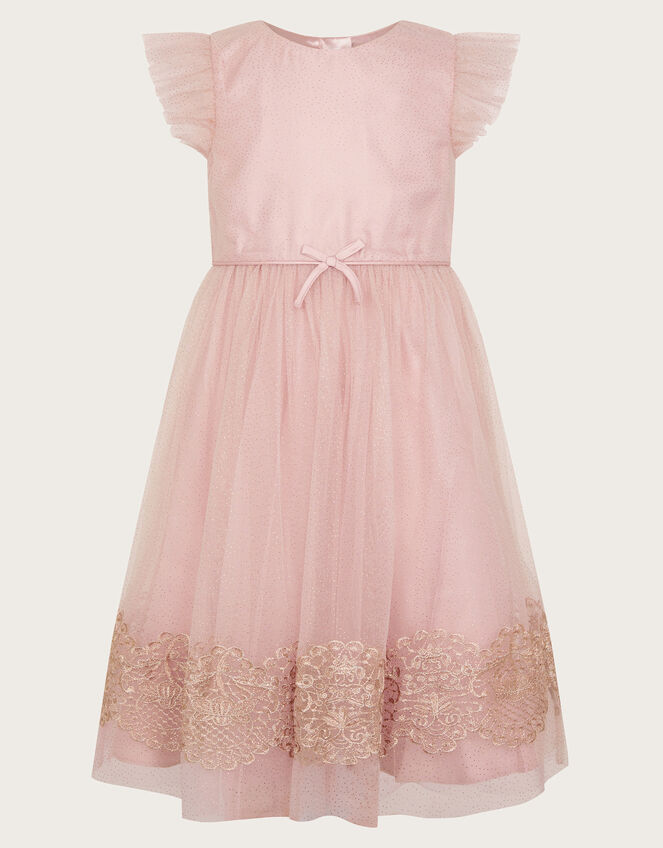 Ayra Sparkle Lace Tulle Dress, Pink (PINK), large