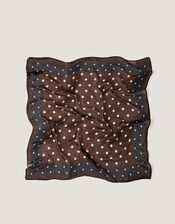Polka Dot Square Scarf, , large