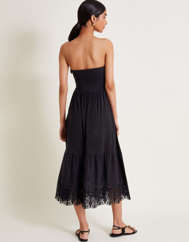 Bailey Bandeau Dress, Black (BLACK), large