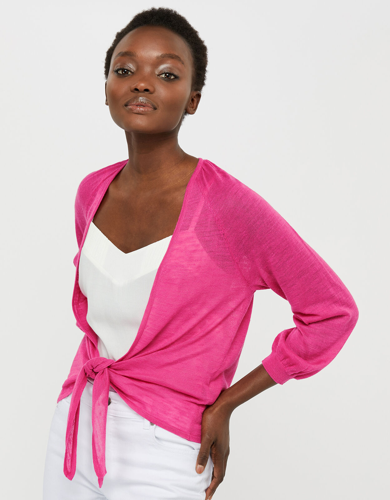 Tie shrug cardigan 2025