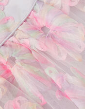 Baby Haisley Appliqu&eacute; Flower Tulle Dress, Multi (MULTI), large