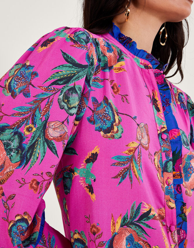 Jordann Floral Print Blouse, Pink (PINK), large