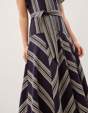 Shilta Stripe Jersey Maxi Dress, Blue (NAVY), large