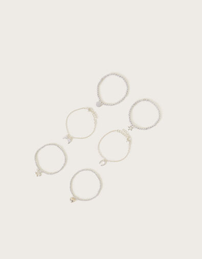 Charming Beaded Bracelets 6 Pack, , large
