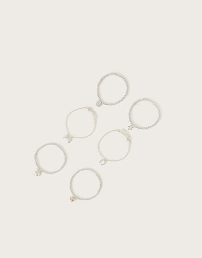 Charming Beaded Bracelets 6 Pack, , large
