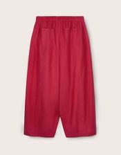 East Irina Cotton Embroidered Trousers, Pink (ROSE), large